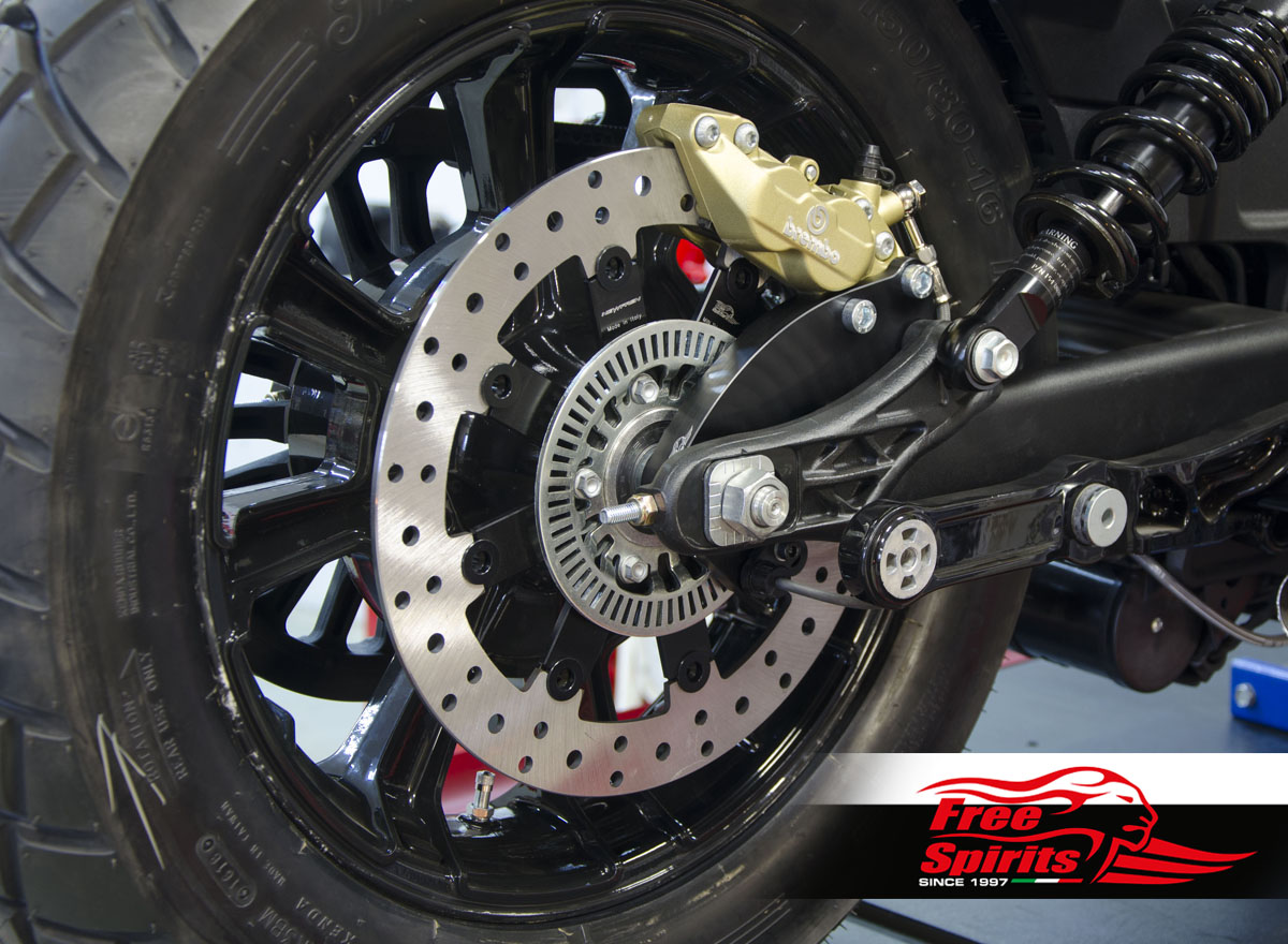 Rear brake rotor 298 mm for Indian Scout