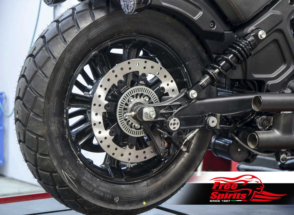 Rear brake rotor 298 mm for Indian Scout