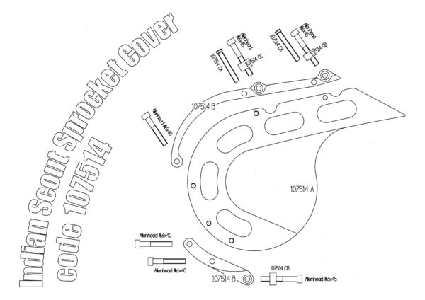 Sprocket Cover for Indian Scout