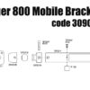 Support de smartphone et GPS pour Triumph Tiger 800 – Image 4