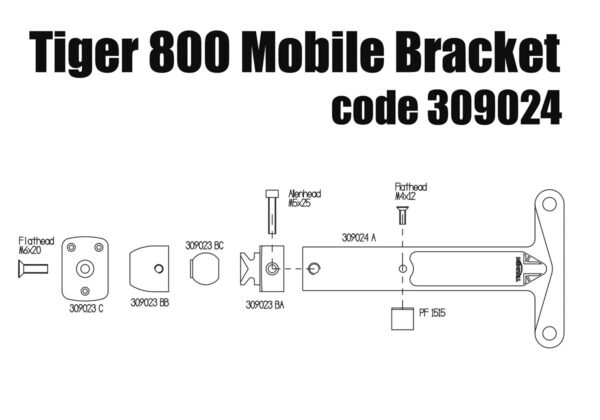 Soportes smartphone y navegador satelital para Triumph Tiger 800 - Imagen 4