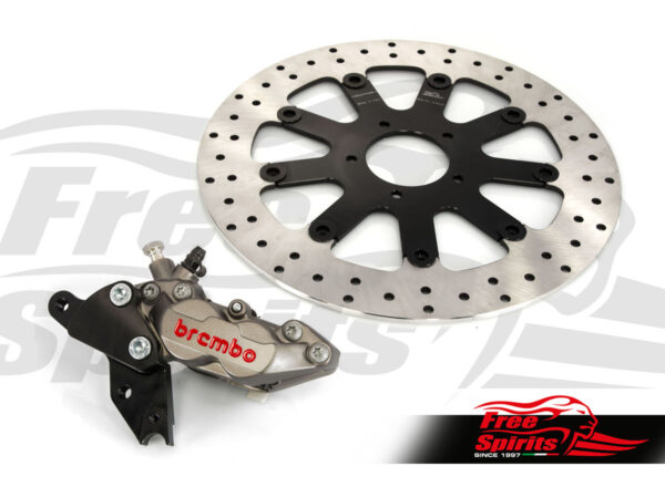 Bolt-in Upgrade braking kit for Indian Scout (4p. caliper & rotor diam. 320 mm) - KIT