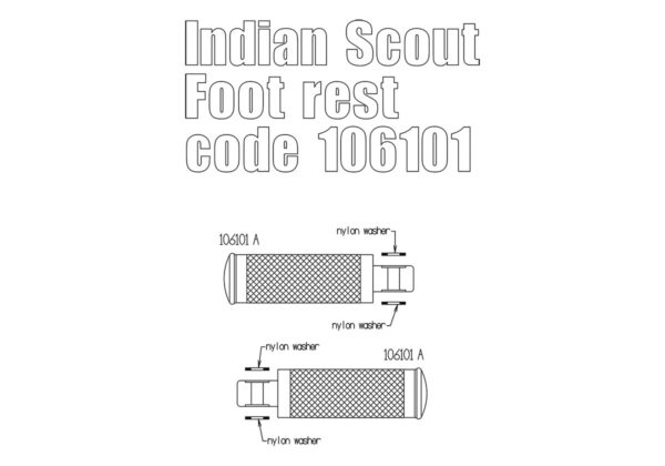 Footpegs for Indian Scout