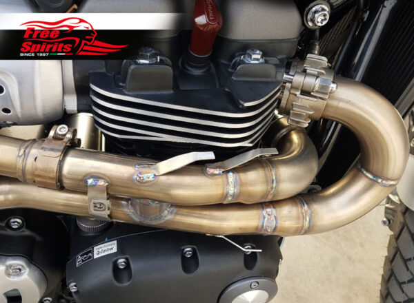 H-Pipe (de-cat) for Triumph Scrambler 1200