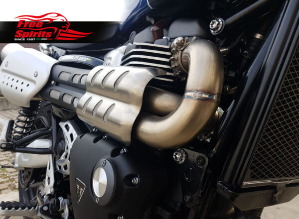 H-Pipe (de-cat) for Triumph Scrambler 1200