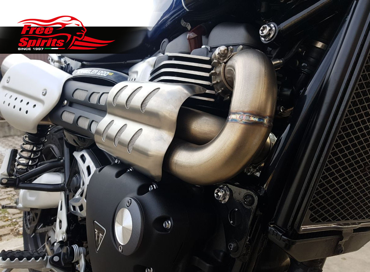H Pipe de cat for Triumph Scrambler 1200 until 2020Code