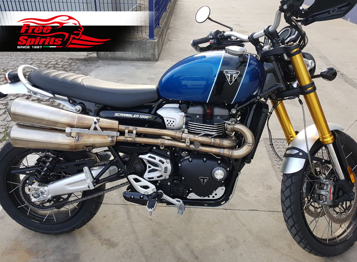Triumph 1200 discount scrambler exhaust