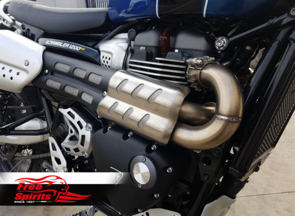 H-Pipe (de-cat) for Triumph Scrambler 1200