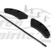 Extended forward controls adaptors plates (60mm) for Indian Scout Bobber