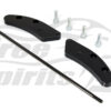 Extended forward controls adaptors plates (80mm) for Indian Scout Bobber