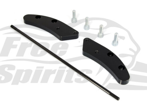 Extended forward controls adaptors plates (80mm) for Indian Scout 