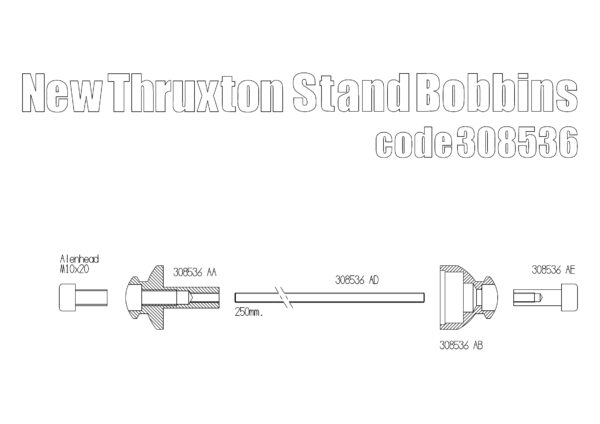 Triumph Thruxton 1200 & Speed Twin “paddock” stand bobbins