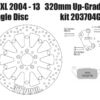 Harley Davidson Sportster 2004-13 - Kit disque de frein 320 mm et plaquettes – Image 4