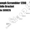 Support de smartphone et GPS pour Triumph Scrambler 1200 – Image 4