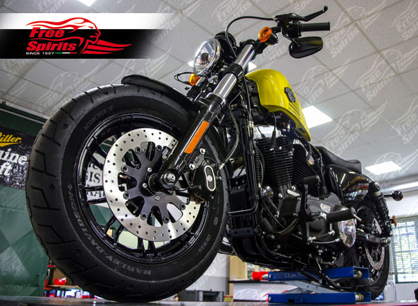 Harley Davidson Sportster 2014 up – Brake rotor kit (320 mm) & padsCode ...