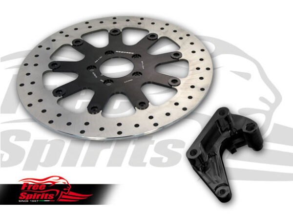 Harley Davidson Sportster 2014 up - Brake rotor kit (320 mm) & pads