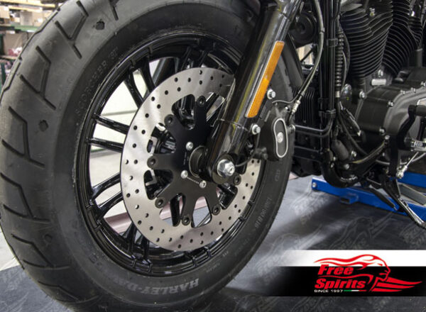 Harley Davidson Sportster 2014 up - Brake rotor kit (320 mm) & pads