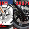 Harley Davidson Touring 2014 up - Brake rotors kit (Black) 320 mm & pads