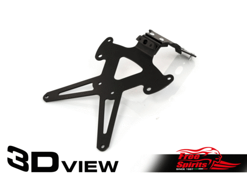 License plate Short Cut (Italy) for Triumph Speed Twin