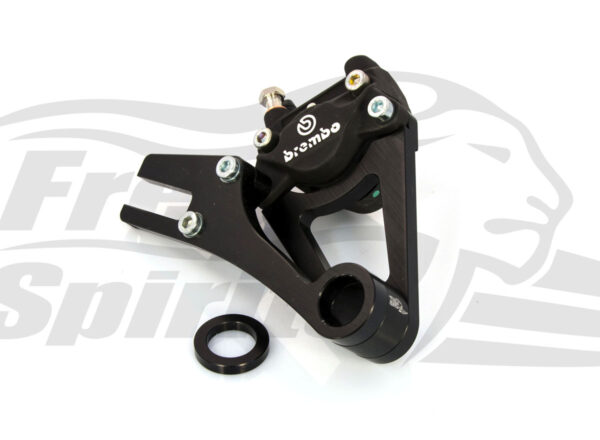 Rear brake caliper 2 pot kit (Black) for Harley Davidson XR1200
