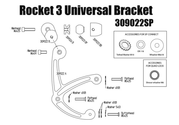 Mobile and Navigator Supports for Triumph Rocket 3 - Image 11