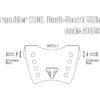 Dash board shield for Triumph Scrambler 1200