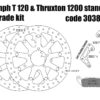 Triumph Bonneville T120 & Thruxton 1200 Standard - Upgrade floating front brake rotors kit (340 mm) & pads