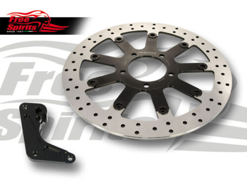 Triumph Speedmaster 2011-16 & Bonneville SE cast wheels - Upgrade floating front brake rotor kit (340 mm) & pads