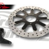 Triumph Street Twin/Cup/Scrambler, Bobber & T100 2016 up - Upgrade floating front brake rotor kit (340 mm) & pads