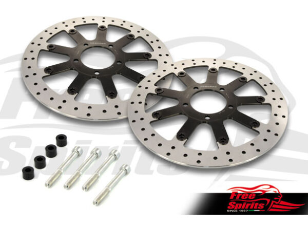 Triumph Thruxton R, Bobber TFC & Tiger 1200 - Upgrade front brake rotors kit (340 mm) & pads - KIT