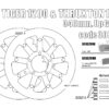 Triumph Thruxton R, Bobber TFC & Tiger 1200 - Upgrade front brake rotors kit (340 mm) & pads - KIT