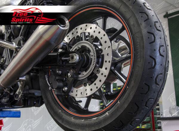 Triumph Street Twin & Street Cup - Upgrade Floating rear Brake Rotor & Pads kit