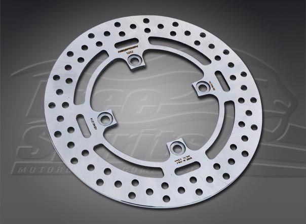 Rear brake rotor diam 254 mm & pads for Triumph