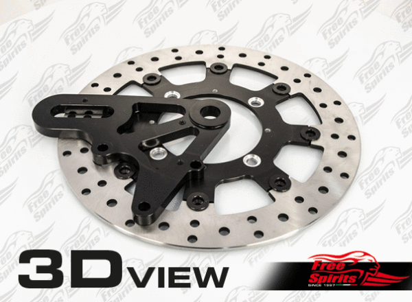 Triumph Street Twin & Street Cup - Upgrade Floating rear Brake Rotor & Pads kit