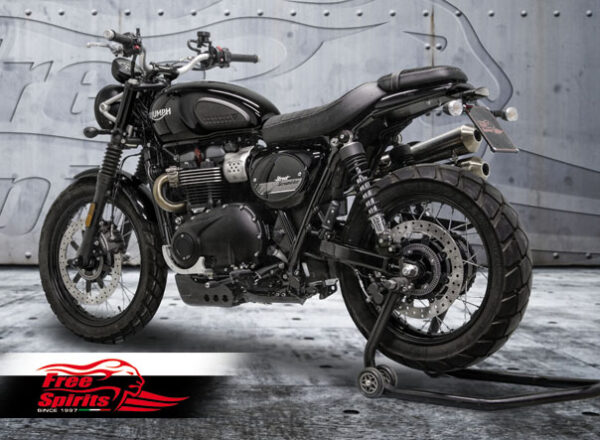 Triumph Street Scrambler & Bonneville T100/T120 - Upgrade Floating rear Brake Rotor & Pads kit