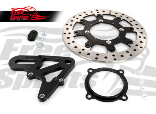 Triumph Street Scrambler & Bonneville T100/T120 - Upgrade Floating rear Brake Rotor & Pads kit