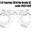 Harley Davidson Touring dal 2014 - Kit dischi freno 320 mm - immagine 3