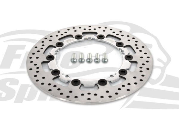 Harley Davidson Dyna 2006-07 (cast wheels) - OEM replacement front brake rotor (Chrome) 300mm & pads