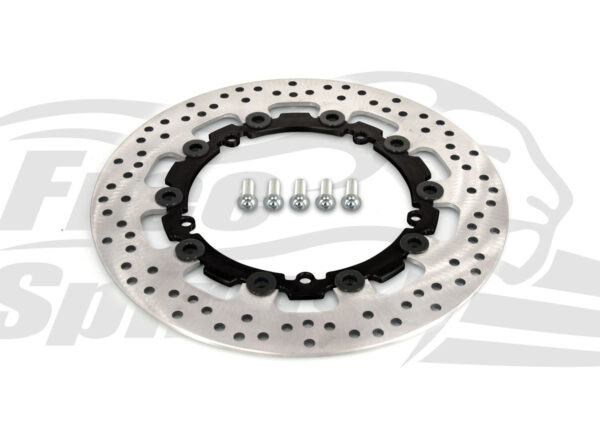 Harley Davidson (cast wheels) - OEM replacement front brake rotor (Black) 300mm & pads