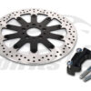 Harley Davidson Sportster 00-03, Dyna 00-05 & Softail 00-14 Brake rotors kit (320 mm) & pads