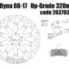 Harley Davidson Dyna 2008-2017 - Brake rotor kit (320 mm) & pads