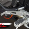 Reclining pedals kit for Triumph Tiger 900 (Black)
