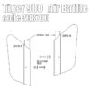 Air deflectors for Triumph Tiger 900