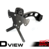 Side license plate bracket for Triumph Bobber & Speedmaster 1200 - KIT