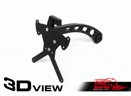 Side license plate bracket for Indian Scout Bobber 2018-2021