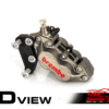 Harley Davidson Sportster 00 up & Dyna 00-05 with spoked wheels - Bolt-in kit with 4p. caliper & rotor 320 mm - KIT