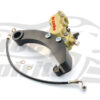 Brembo caliper 4 pot rear bracket for Harley Davidson Dyna 06 up