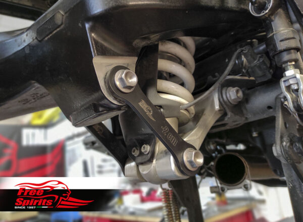 Rear suspension lowering kit (-20 mm) for Triumph Tiger 1200 without TSAS system