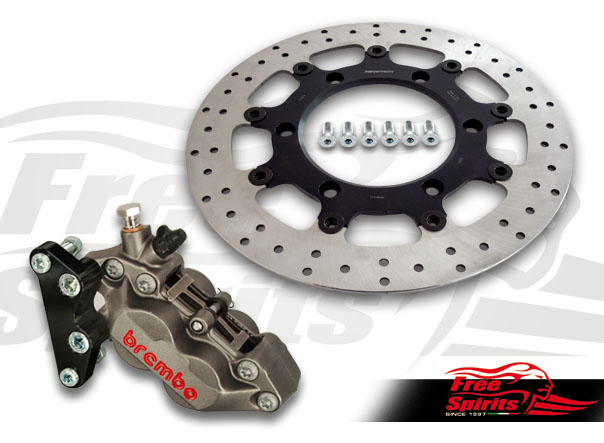 Kit freins avant 4 pistons 206 F2000