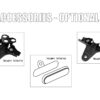 Side license plate bracket for Triumph Bobber & Speedmaster 1200 - KIT